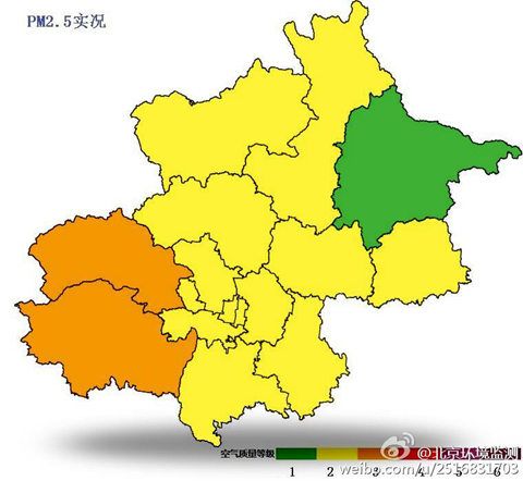 北京今夜有轻雾 明后三天有轻至中度霾