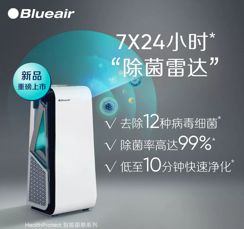 blueair,blueair空气净化器,空气净化器,净化器,空气净化,净化器怎么选,blueair菌盾,blueair智能菌盾,blueair智能系列